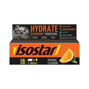 Isostar Hydrate & Perform Powertabs Orange Isotonic (10x12g) Orange