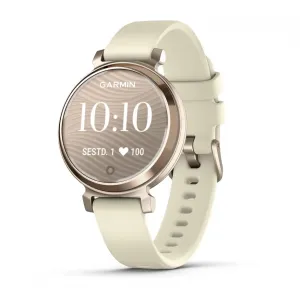 Garmin Lily 2 Cream Gold Coconut Cream gold with coconut coloured silicone strap