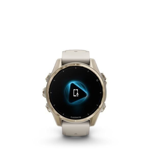 Garmin Fēnix 8 AMOLED Sapphire Soft Gold Gray 43mm Soft gold with grey strap