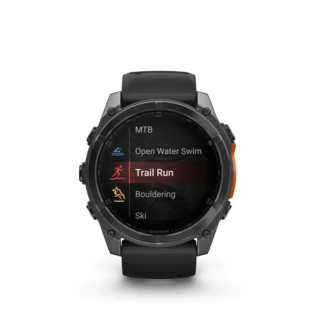 Garmin Fēnix 8 AMOLED Slate Gray Black 51mm Stone grey with black strap 51mm