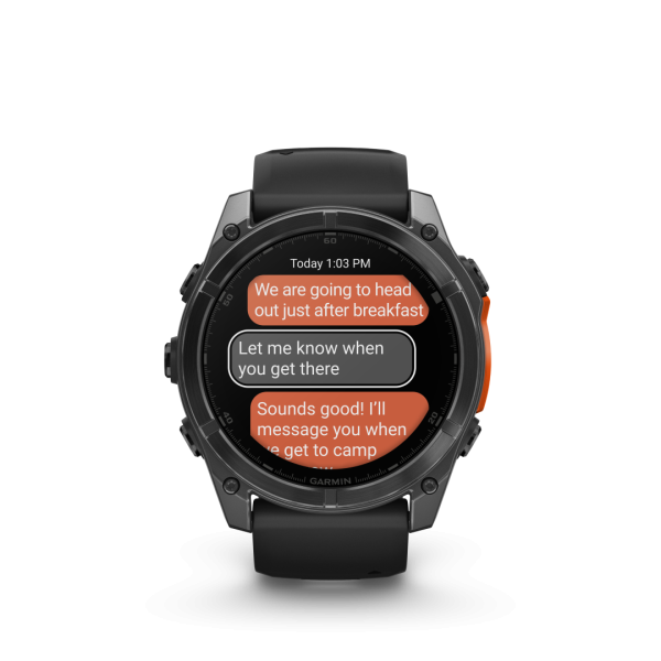 Garmin Fēnix 8 AMOLED Slate Gray Black 51mm Stone grey with black strap 51mm