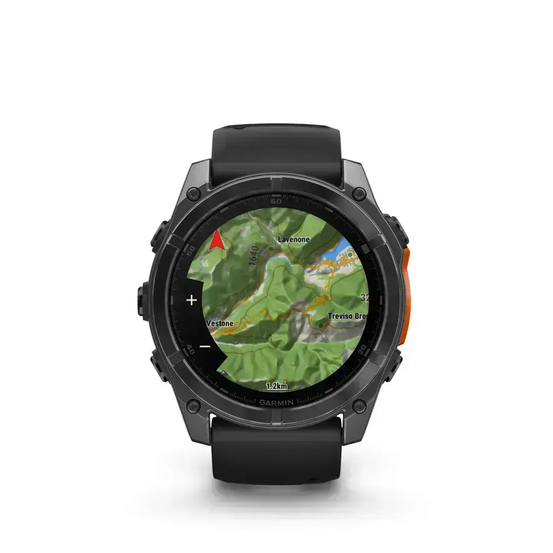 Garmin Fēnix 8 AMOLED Slate Gray Black 51mm Stone grey with black strap 51mm