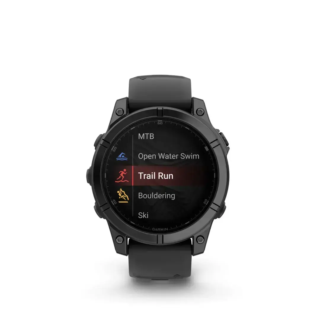 Garmin Fēnix E AMOLED Slate Gray Black 47mm Blue-grey steel with black strap