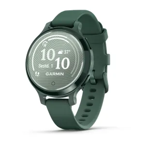 Garmin Lily 2 Active Jasper Green Yashmas green with yashmas green silicone strap