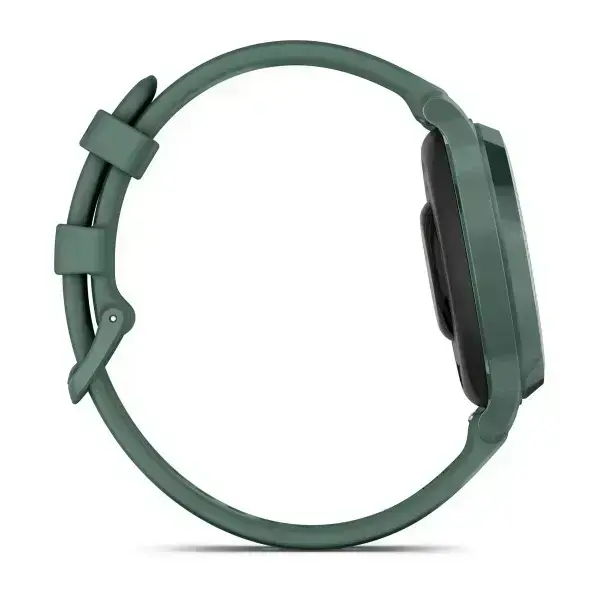 Garmin Lily 2 Active Jasper Green Yashmas green with yashmas green silicone strap