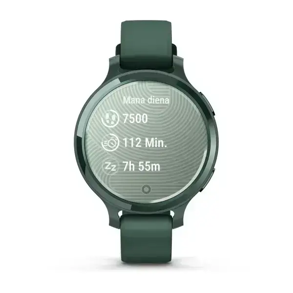 Garmin Lily 2 Active Jasper Green Yashmas green with yashmas green silicone strap