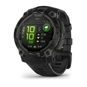 Garmin Instinct 3 Amoled Black Bezel 45mm Melns ar melnu pulksteņa sikniņu - amoled