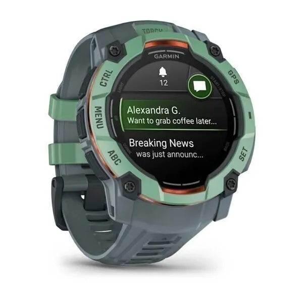 Garmin Instinct 3 Amoled Neotropic Twilight Limited edition 50mm Neotropic ar Twilight krāsas pulksteņa siksniņu