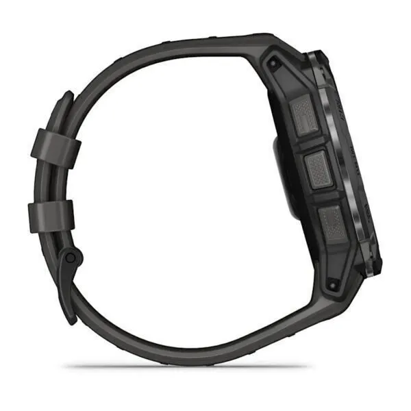 Garmin Instinct 3 Amoled Black Charcoal 50mm Melns ar ogles krāsas pulksteņa siksniņu - amoled