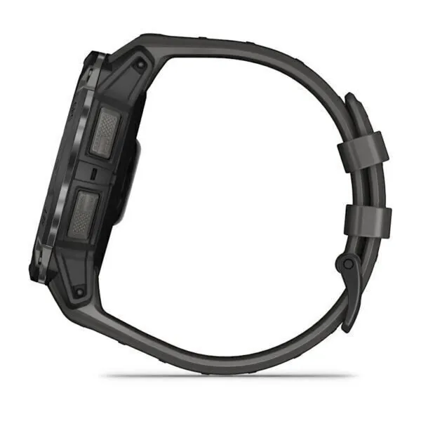 Garmin Instinct 3 Amoled Black Charcoal 50mm Melns ar ogles krāsas pulksteņa siksniņu - amoled