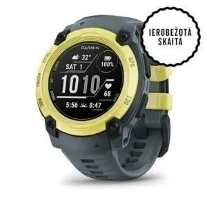 Garmin Instinct E Electric Lime Twilight Limited edition 40mm Electric Lime ar Twilight krāsas pulksteņa siksniņu