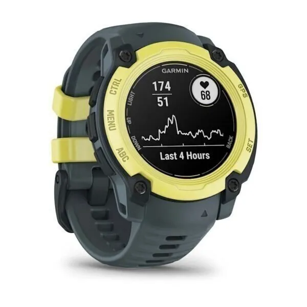 Garmin Instinct E Electric Lime Twilight Limited edition 40mm Electric Lime ar Twilight krāsas pulksteņa siksniņu