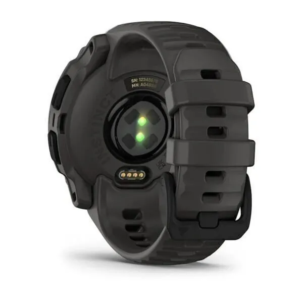 Garmin Instinct E Black charcoal 40mm Melns ar ogles krāsas pulksteņa siksniņu 40MM