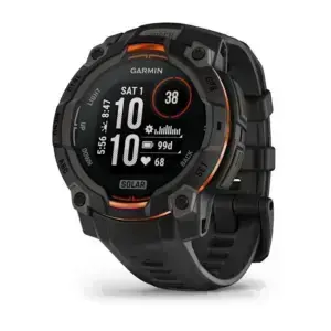 Garmin Instinct 3 Solar Black Bezel 45mm Black with black watch face - solar