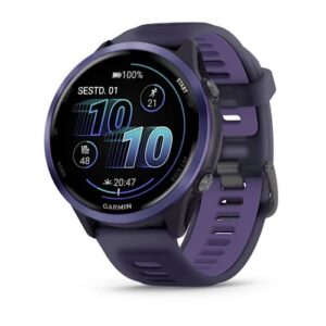 Garmin Forerunner 570 Indigo Purple 47mm Indigo aluminium with transparent royal purple/indigo strap